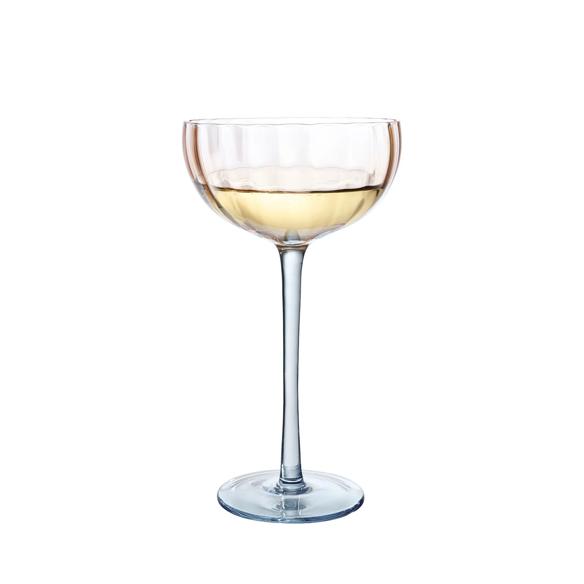 Candy Champagnerglas Braun/Blau